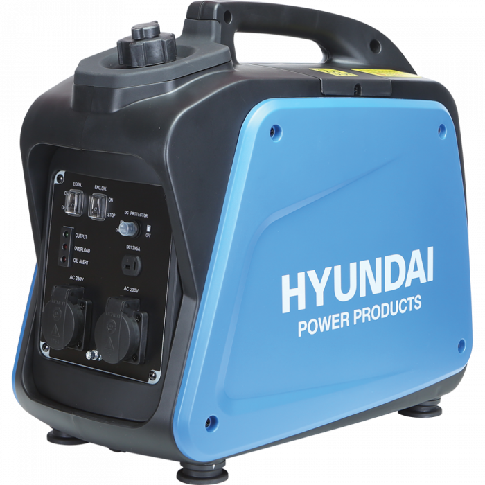 Generator de curent tip inverter pe benzina Hyundai HY2100XS, 2.0CP, 99.2CMC, 4.1L