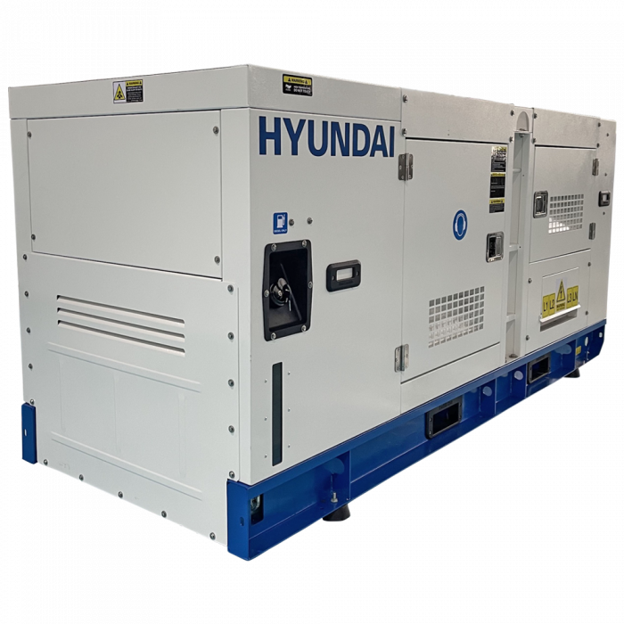 Generator de curent trifazat cu motor diesel Hyundai DHY100L, 88KW, 260L